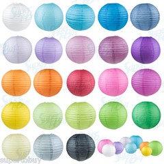 5/10 Pack of 8″ 10″ 12″ 14″ 16″ Paper Lantern Chinese Decoration Wedding Party