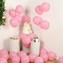 50 PINK 12″ Biodegradable Latex Matte Pastel Balloons Party Wedding Decorations