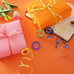 30 Roll 15 Colors Curling Ribbons for Crafts Bows Present Wrapping 3/16″ – Set1