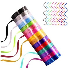 30 Roll 15 Colors Curling Ribbons for Crafts Bows Present Wrapping 3/16″ – Set1