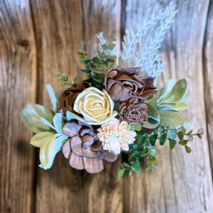 Sola Wood Mauve Wedding Floral Table Centerpieces Set of 3 Bridal Shower Decor