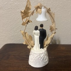 Vintage Coast Novelty #322 F 1940’s Bride & Groom Wedding Cake Topper