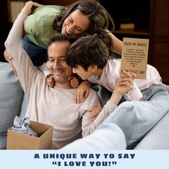 Fathers Day Card for Husband – Funny Fathers Day Cards from Wife, Fiancee – H…