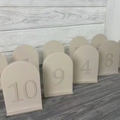 Arch Wedding Table Number 3D Letter Event Table Sign Wedding Party Table Decor