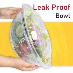 Clear Plastic Serving Salad Bowl Sets, 160 Oz 16PCS in 4 SETS – Round Large