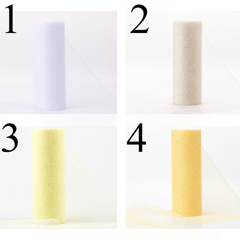 10 Yards 15cm Glitter Tulle Puffy Ribbon Accessory Party Trimming Decorations