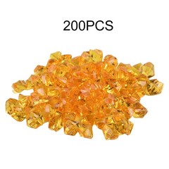 Small Decoration Acrylic Stones Rocks Table 200 PCS 6*9mm Acrylic Full Granules