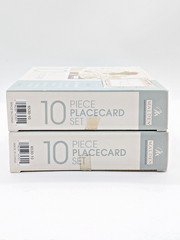 Malden Lot of 2 10 Piece Placecard Sets 20 Total 3.25″ x 2.5″ Silver Frames New