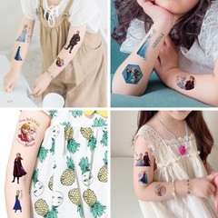 100Sheets 5 * 5 Disney Frozen Temporary Tattoos Birthday Themed Party Supplie…