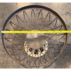 Rustic Industrial Wire Pedestal Centerpiece Fruit And / Or Vegetable Bowl