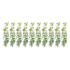 10pcs Wedding Chair Flower Decoration 29.53in Length For Ceremony Reception NEW