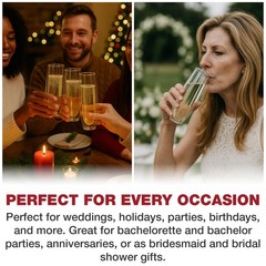 Eparé Double Wall Stemless Champagne 2 Count (Pack of 1), Clear – Set 2