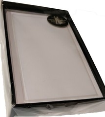 50 Studio His & Hers Pearl White Border Invitations & 50 Reply Cards w/Envelopes