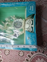 Vintage COAST NOVELTY 25th Wedding Anniversary Plastic Cake Topper NOS Heart