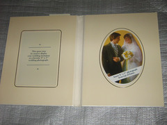 Hallmark Our Wedding Photo Keepsake Album Guest Book Embossed Love Birds Flowers