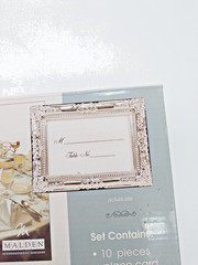 Malden Lot of 2 10 Piece Placecard Sets 20 Total 3.25″ x 2.5″ Silver Frames New