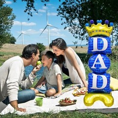 Happy Fathers Day Standing Balloons for Party Decorations, 1Pcs Large Dad