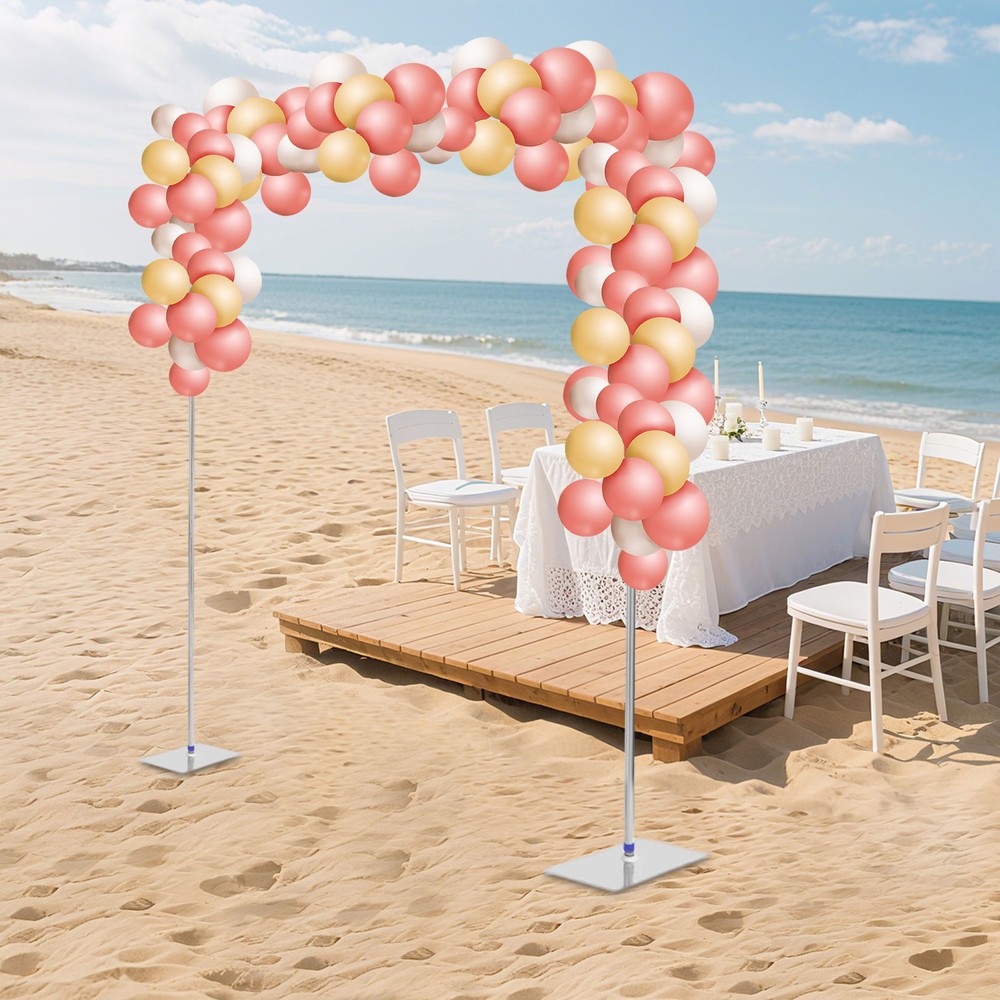 10ft x10ft Backdrop Stand Pipe Kit Heavy Duty Wedding Back Drop Adjustable Stand