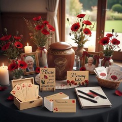 Gilprop 112 Pcs Celebration of Life Memory Cards Set Share a Memory Cards wit…