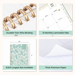 Blue Sky Day Designer 2026-2027 Weekly and Monthly Academic Year Planner Cale…
