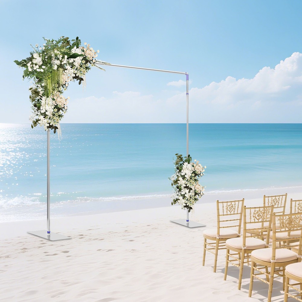 10x10ft Heavy Duty Pipe and Drape Kit Photography Backdrop Stand Telescopic Pipe