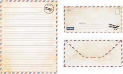 200 Pack Airmail Paper and Envelopes Set -120 200 PACK AIRMAIL