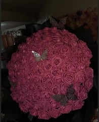 Glitter flower bouquet