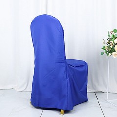 25 Royal Blue POLYESTER BANQUET CHAIR COVERS Wedding Reception Party Decorations