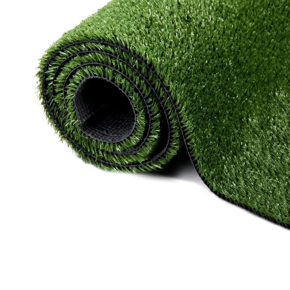 Synthetic Artificial Grass Turf 0.4″ Customized Sizes, Drainage Holes Pet Fau…