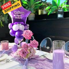 Metallic Chrome Purple Balloons Set, 60 Pieces – 12 Inch 12 inches,