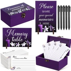 112 Pcs Celebration of Life Memory Cards Set Share a Memory Cards with Box 2 …