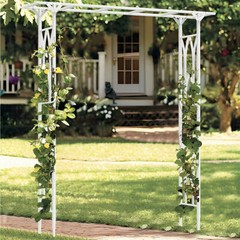 Heavy Duty Metal Garden Arch Archway Plants Rose Wreath Wedding Stand Event Deco