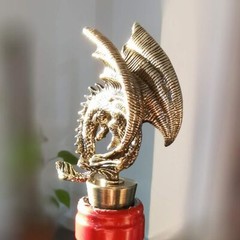 Dragon Wine Stoppers Gothic Metal Alloy Design Bottle Stopper for Bronze 2