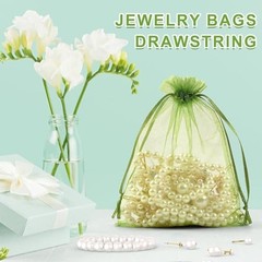 Multicolor Organza Bags 50 Pack 5×7 in, 1 count (Pack of 50) 10 Colors