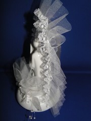 New Wilton «Devotion» Wedding Cake Top, white porcelain couple 117-425