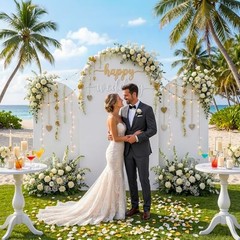 Toolterritary Set of 3 Metal Arch Backdrop Stand with 7.2ft+6.6ft+6ft White