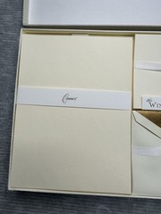 CRANE’S Winthrop Gift Stationery Set / 40 Half Sheets / 40 Cards / 60 envelopes