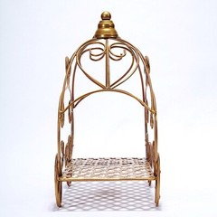 GOLD 11″ tall Cinderella Carriage Stand Party Centerpiece Wedding Decorations