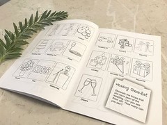4 Pack- Children’s Wedding Activity Book. kids Wedding Colouring favour x4