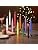100 Pack 4 Inch Spell Candles, Colored Taper Candles for Rituals, Birthday, Deco
