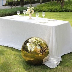 20 in Stainless Steel Globe Gazing Reflective MIRROR BALL Party Events Supplies