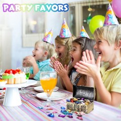 100 Pieces Toy Gems Pirate Treasure Jewels Fake Acrylic Gems Multicolor Bling Di