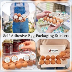 1000Pcs Fresh Farm Egg Packaging Set Include 500Pcs Market Egg Handling Stick…