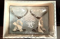 Vintage 1973 Treasure Masters «A Toast to the Bride & Groom» Wedding Champagne