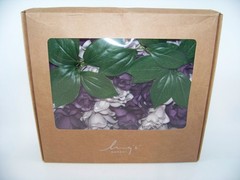 Ling’s Moment Flowers 25 Pcs Fake Gardenia Lilac & Purple Flowers Boutonnieres