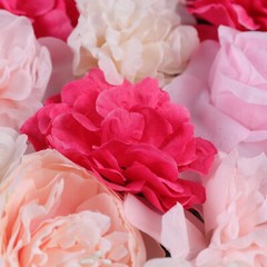 4pcs Flower Panels Artificial Flowers Wall Home Decor Wedding Party Background