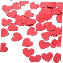 Hot Red Heart Confetti Wedding Birthday Party Favors Love Theme Table Scatter