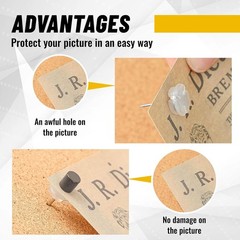 20 Shiny Black Magnetic Push Pin Thumb Tacks Poster Hanger Thumb Tack Set