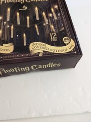 12 Pcs Floating Candles with Wand Remote Magic Halloween Decorations Flameless