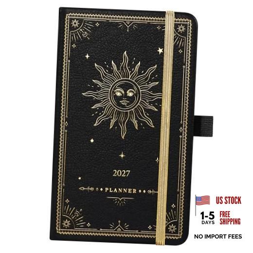 2027 Planner – 2027 Pocket Calendar/Planner, Jan. 2027 – Dec. 2027, BLACK1